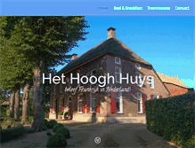 Tablet Screenshot of hooghhuys.nl